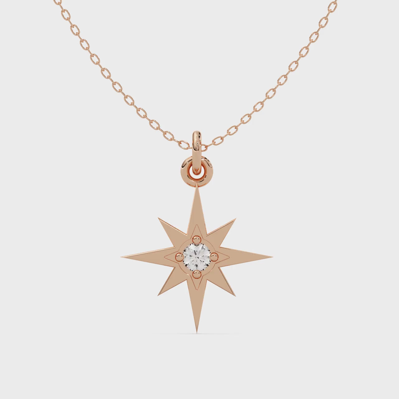 Polaris Pendant 14k Rose