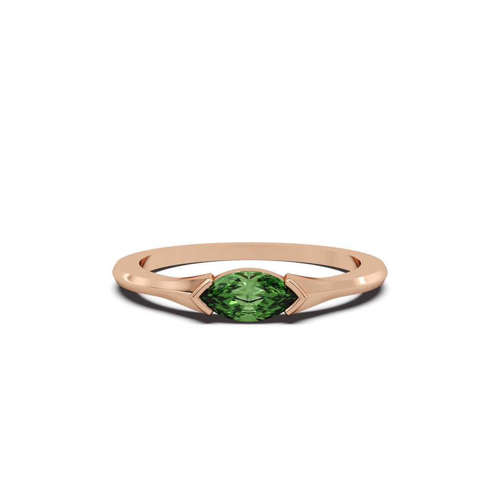 The Sage Diamond Ring - Sterling Silver (Rosegold)